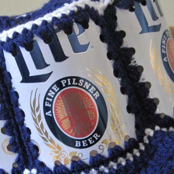 🍺HP🍻 Men´s Miller Lite Beer Can crochet Hat - Picture 3 of 6